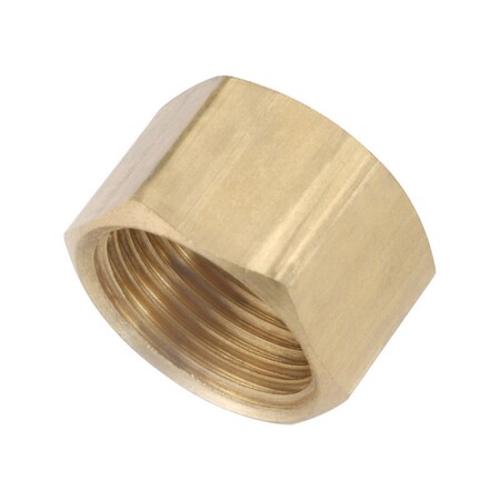 Anderson Metals Cap Brass 3/8" Comp 710081-06